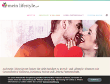 Tablet Screenshot of mein-lifestyle.net